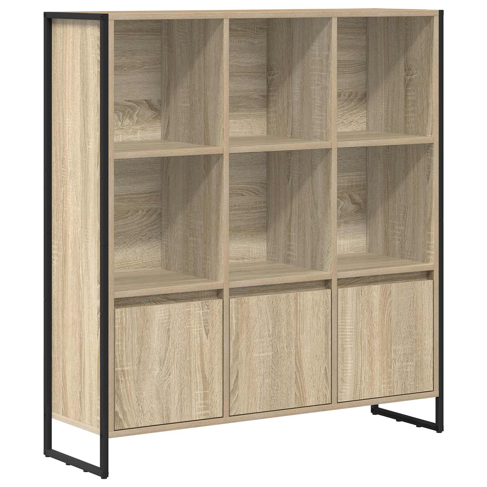 Bücherregal 2 pcs Sonoma 99,5 x 30 x 108 cm Holzwerkstoff