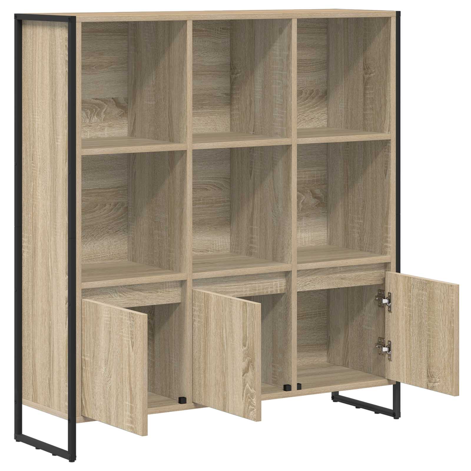 Bücherregal 2 pcs Sonoma 99,5 x 30 x 108 cm Holzwerkstoff