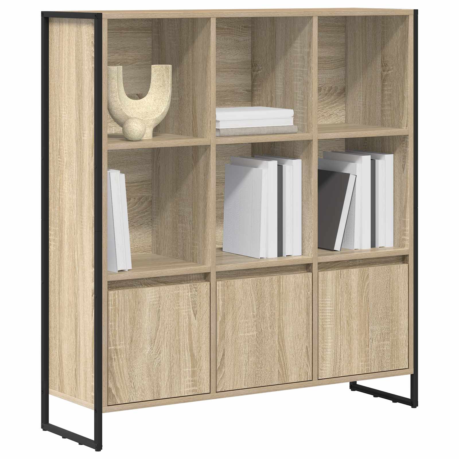 Bücherregal 2 pcs Sonoma 99,5 x 30 x 108 cm Holzwerkstoff