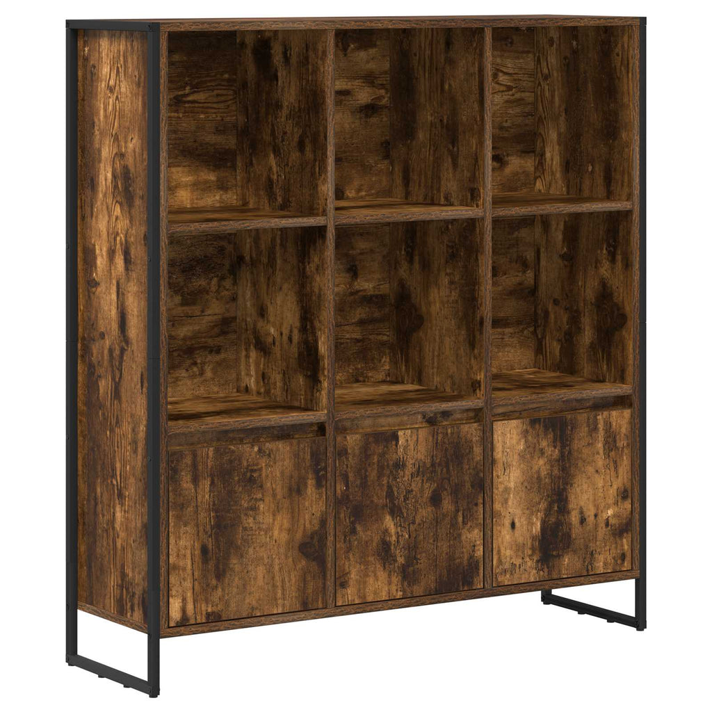 Bücherregal 2 pcs Raucharbe 99,5 x 30 x 108 cm Holzwerkstoff