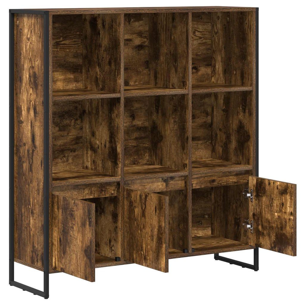 Bücherregal 2 pcs Raucharbe 99,5 x 30 x 108 cm Holzwerkstoff