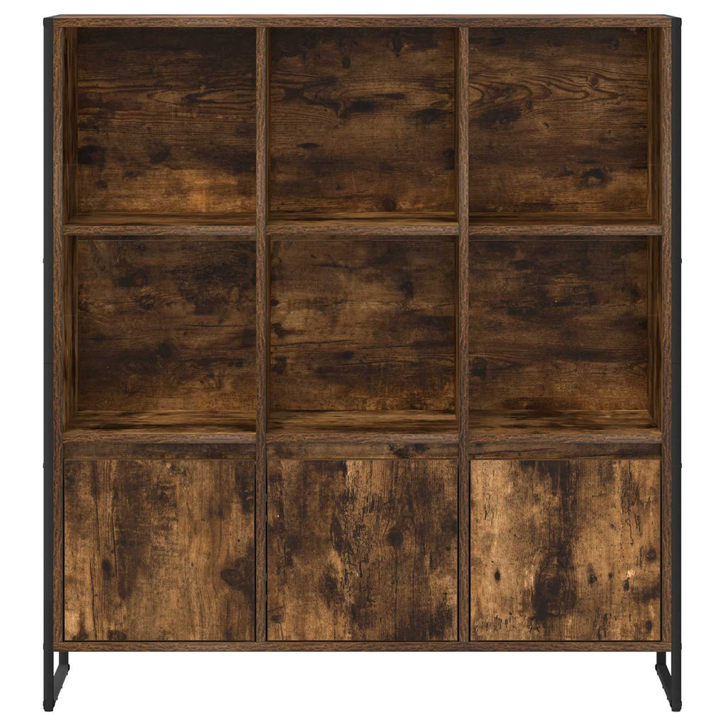 Bücherregal 2 pcs Raucharbe 99,5 x 30 x 108 cm Holzwerkstoff