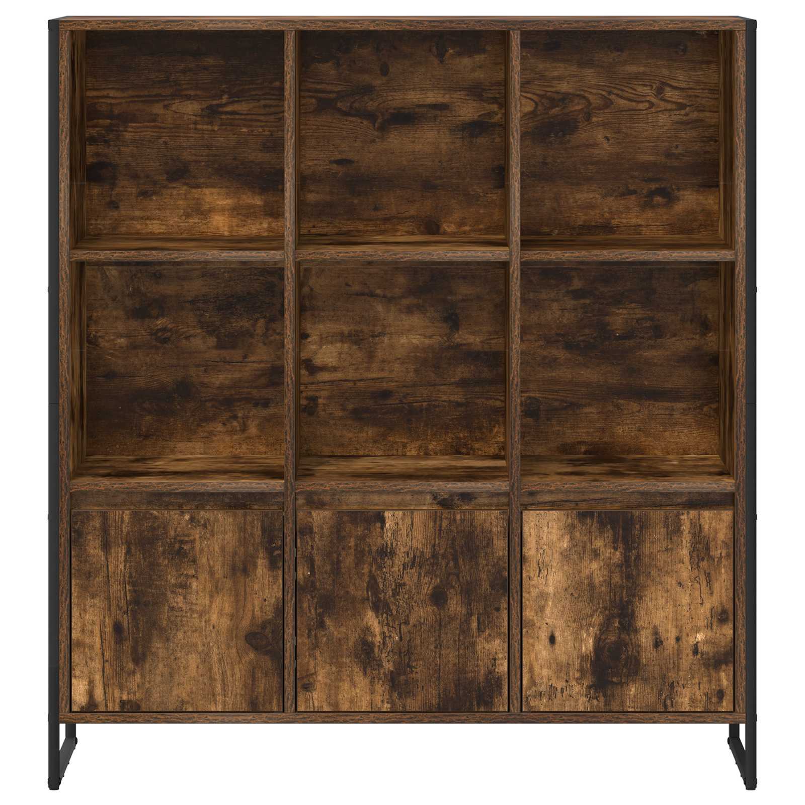 Bücherregal 2 pcs Raucharbe 99,5 x 30 x 108 cm Holzwerkstoff