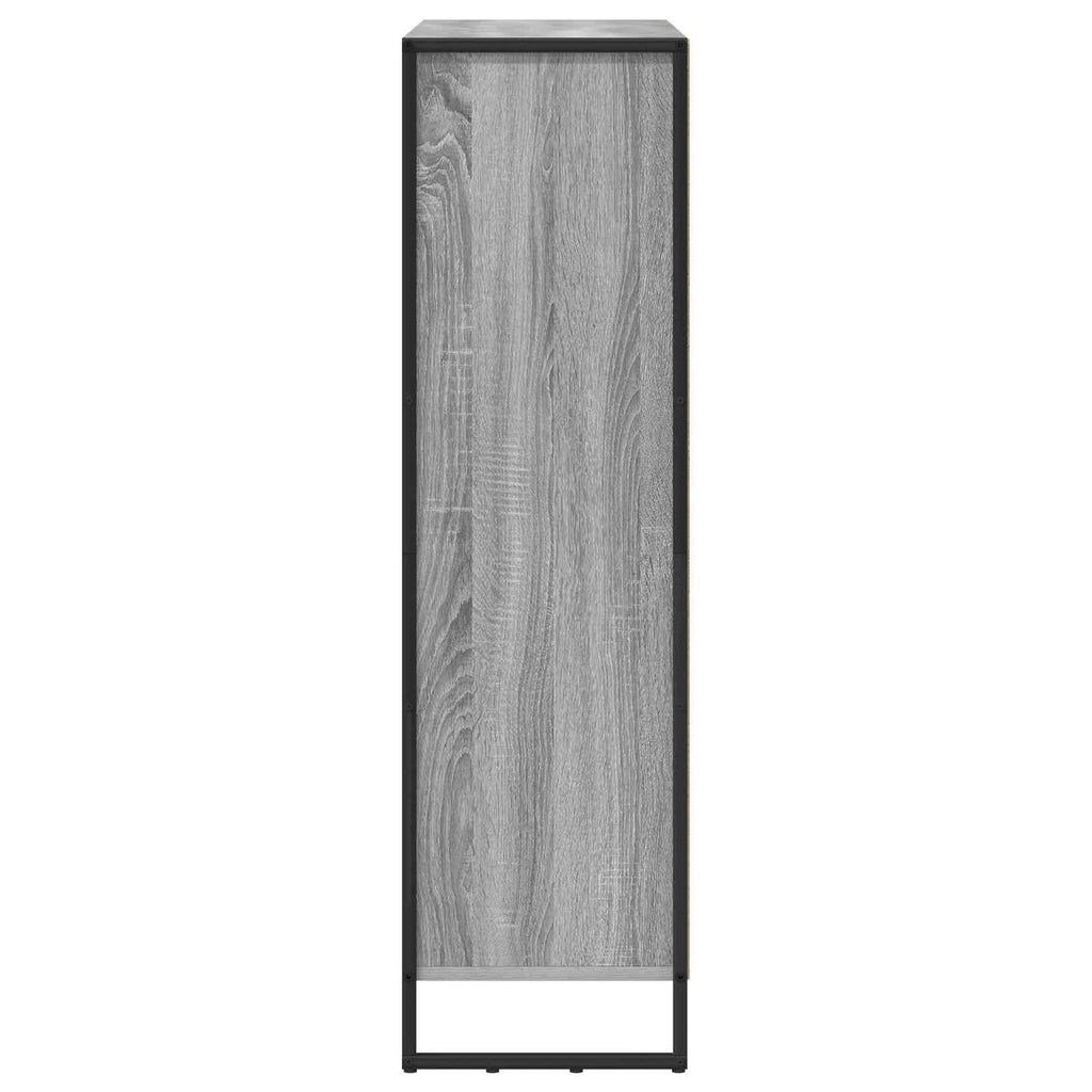 Bücherregal 2 pcs Graues Sonoma 99,5 x 30 x 108 cm