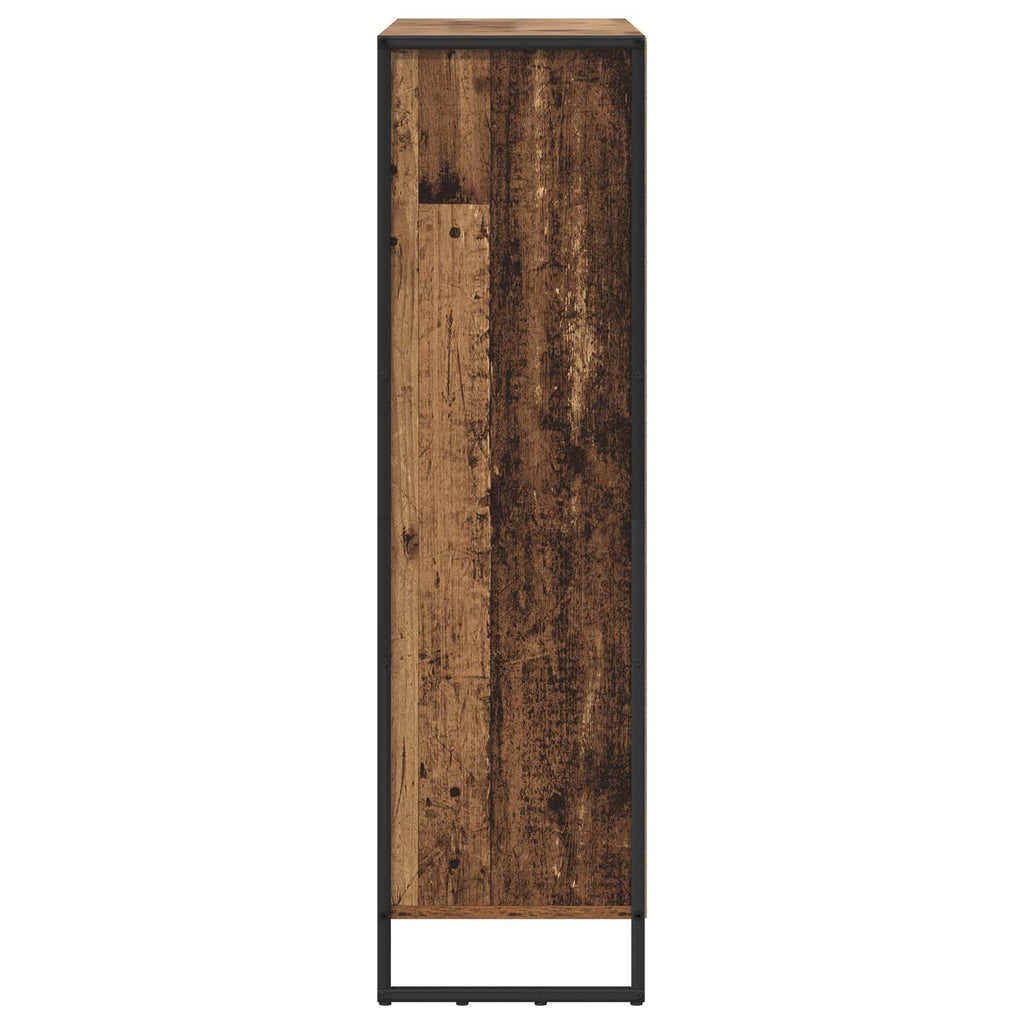 Bücherregal 2 pcs Altholz 99,5 x 30 x 108 cm Holzwerkstoff