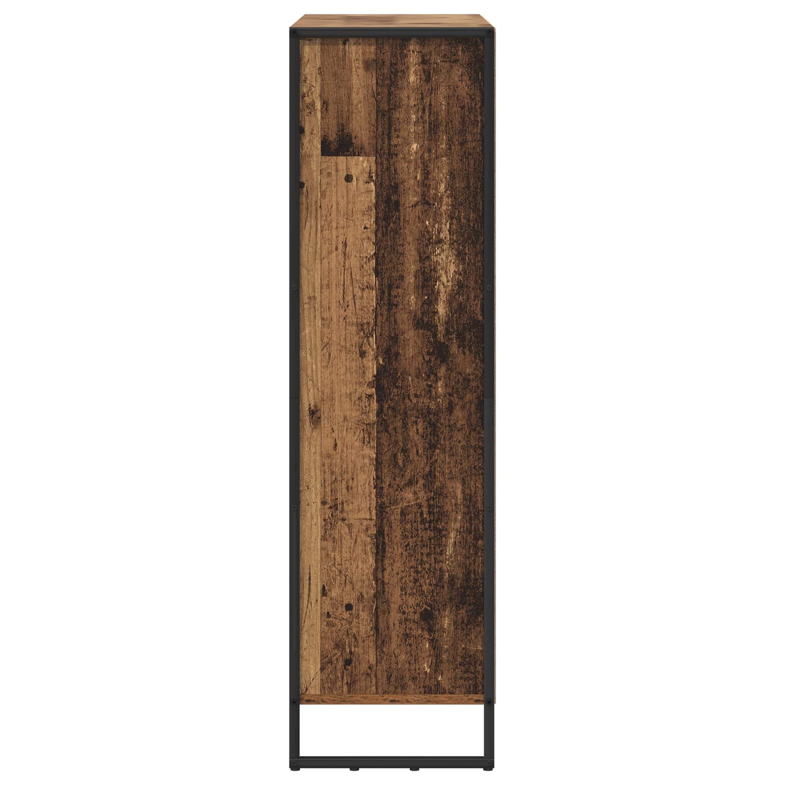 Bücherregal 2 pcs Altholz 99,5 x 30 x 108 cm Holzwerkstoff