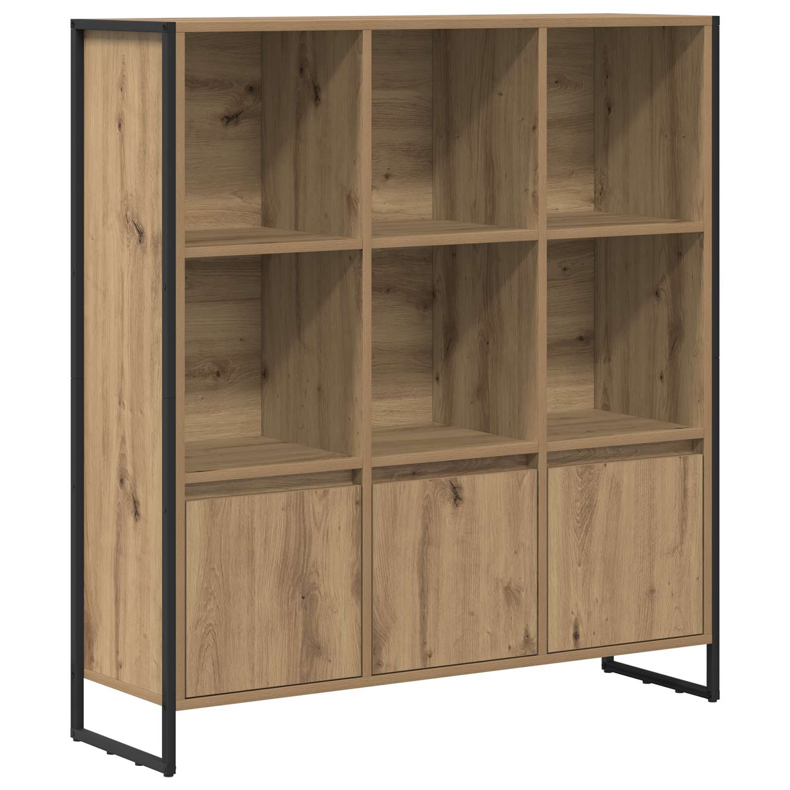 Bücherregal 2 pcs Kunsthandwerk Eiche 99,5 x 30 x 108 cm