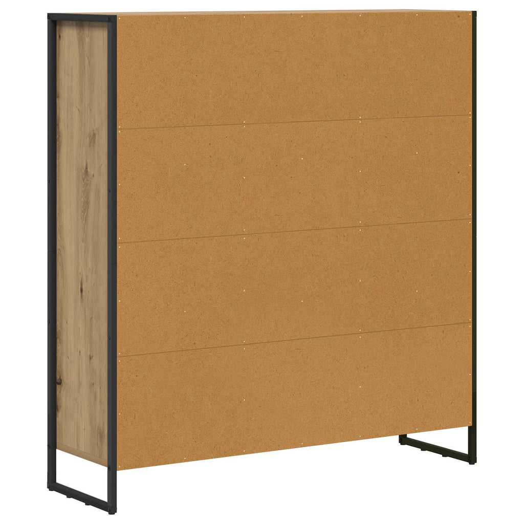 Bücherregal 2 pcs Kunsthandwerk Eiche 99,5 x 30 x 108 cm