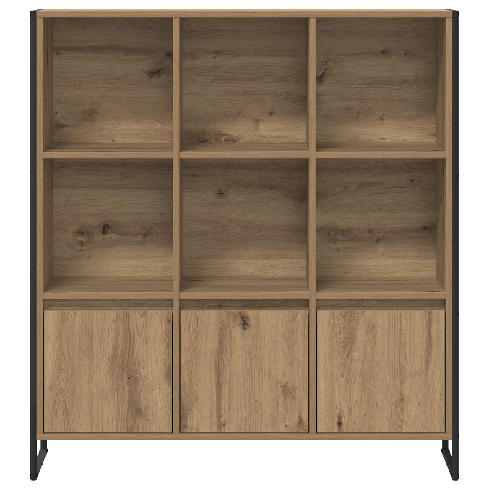 Bücherregal 2 pcs Kunsthandwerk Eiche 99,5 x 30 x 108 cm