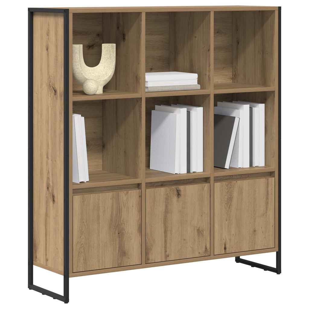 Bücherregal 2 pcs Kunsthandwerk Eiche 99,5 x 30 x 108 cm