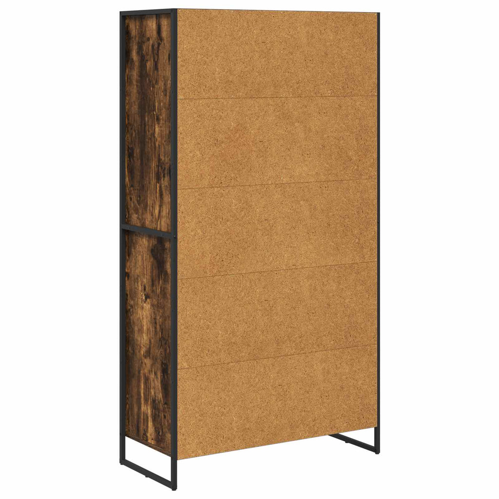 Sideboard 2 pcs Raucharbe 81 x 36 x 150.5 cm Holzwerkstoff