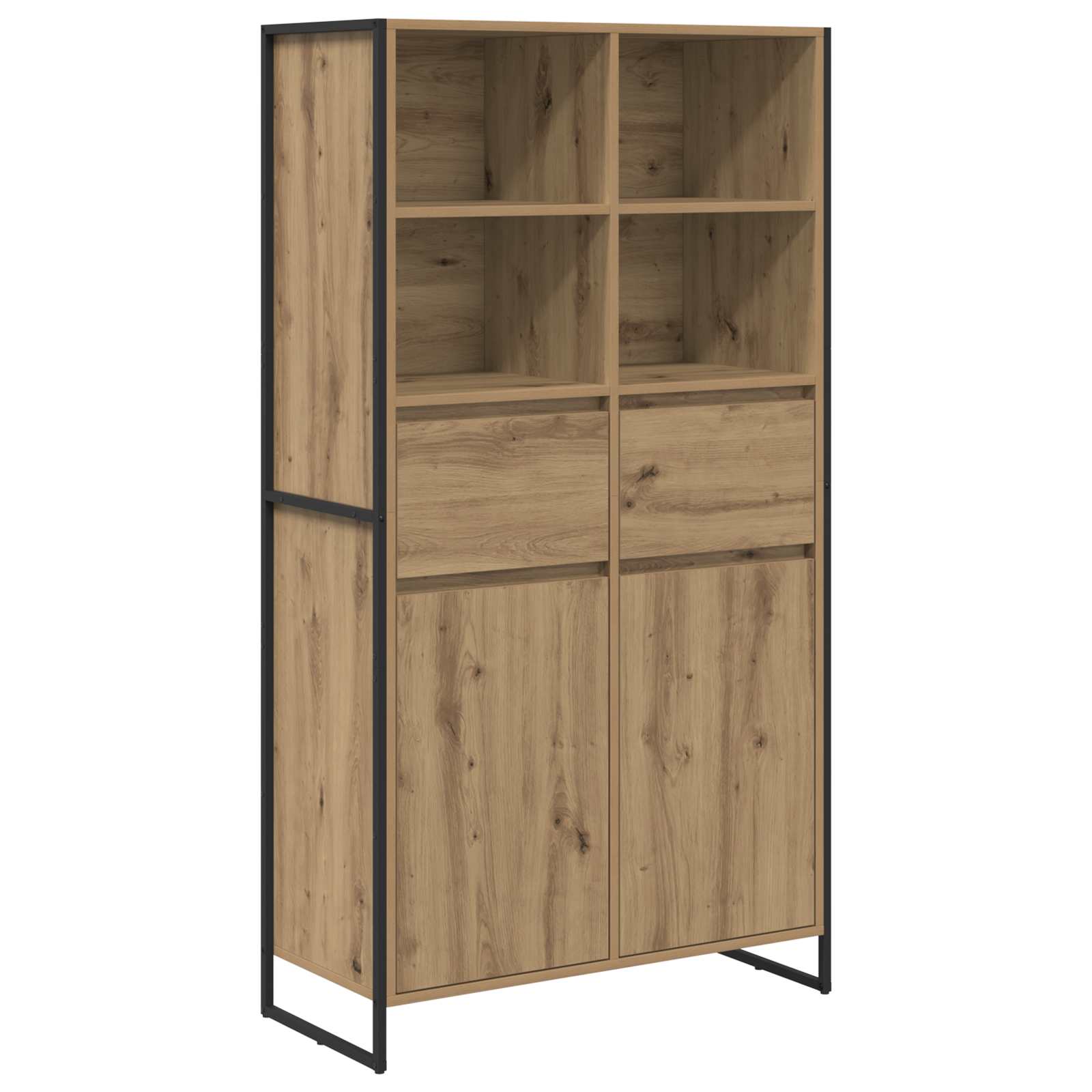 Sideboard 2 pcs Kunsthandwerk Eiche 81 x 36 x 150.5 cm