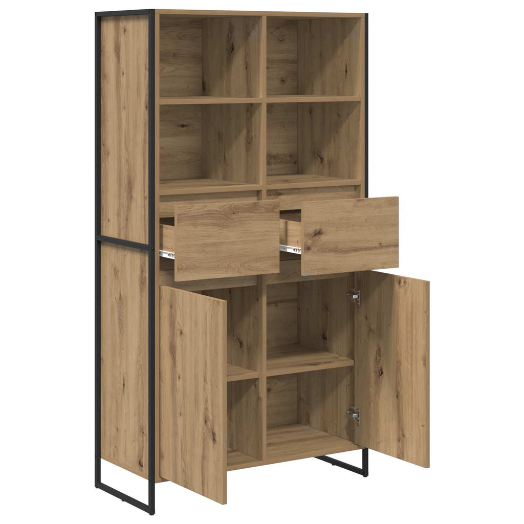 Sideboard 2 pcs Kunsthandwerk Eiche 81 x 36 x 150.5 cm