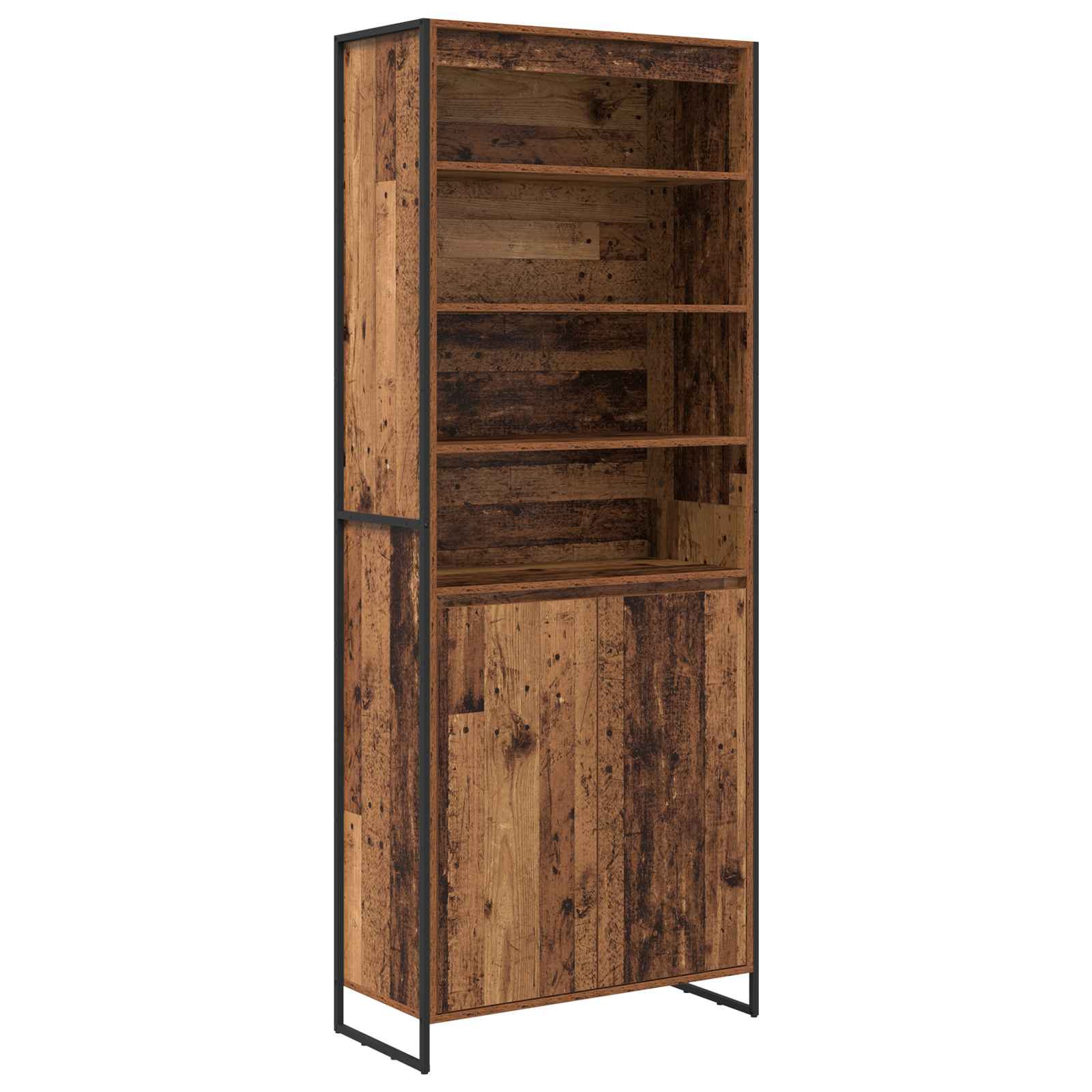 Hohe Schränke Altholz 79 x 36 x 200 cm Holzwerkstoff