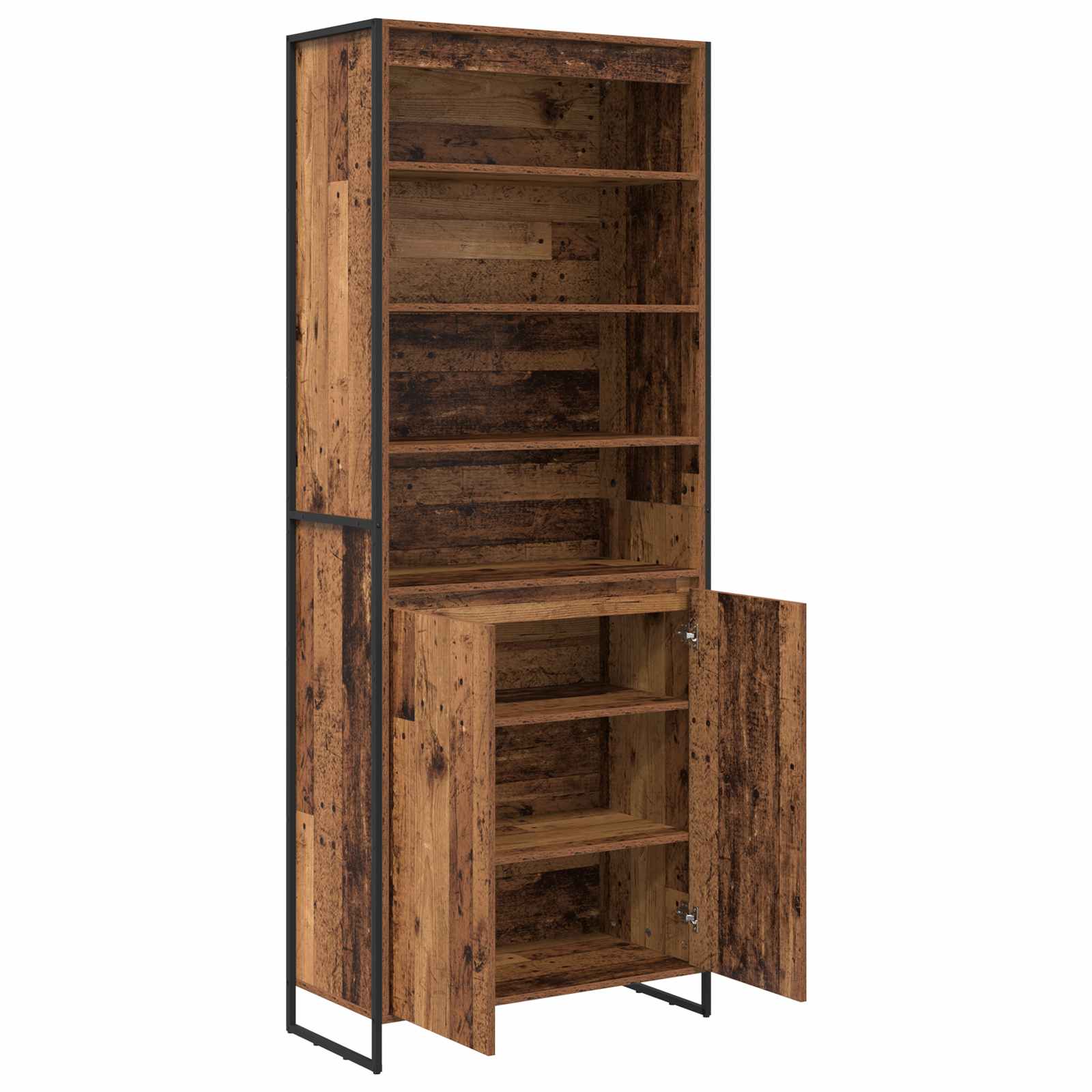 Hohe Schränke Altholz 79 x 36 x 200 cm Holzwerkstoff