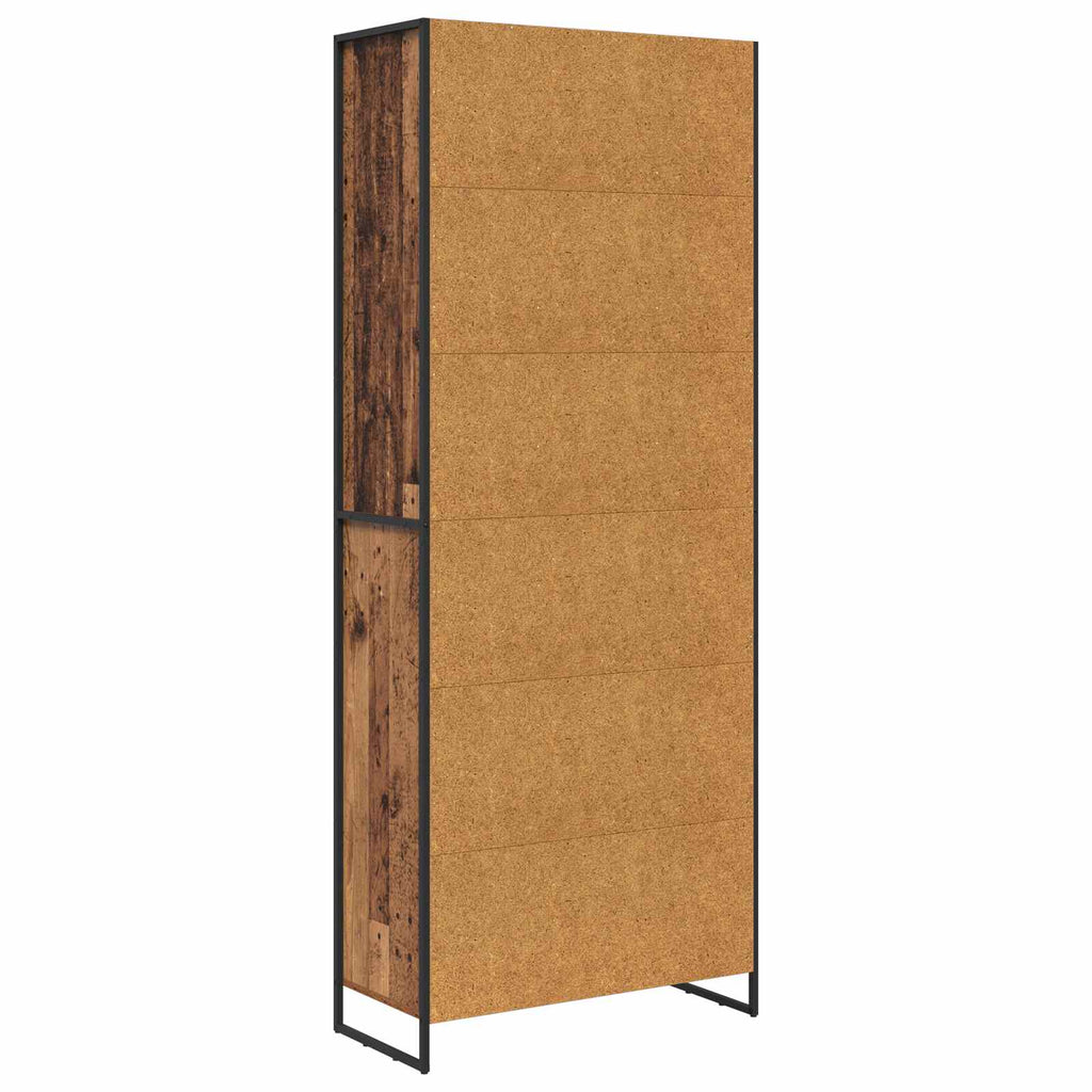 Hohe Schränke Altholz 79 x 36 x 200 cm Holzwerkstoff