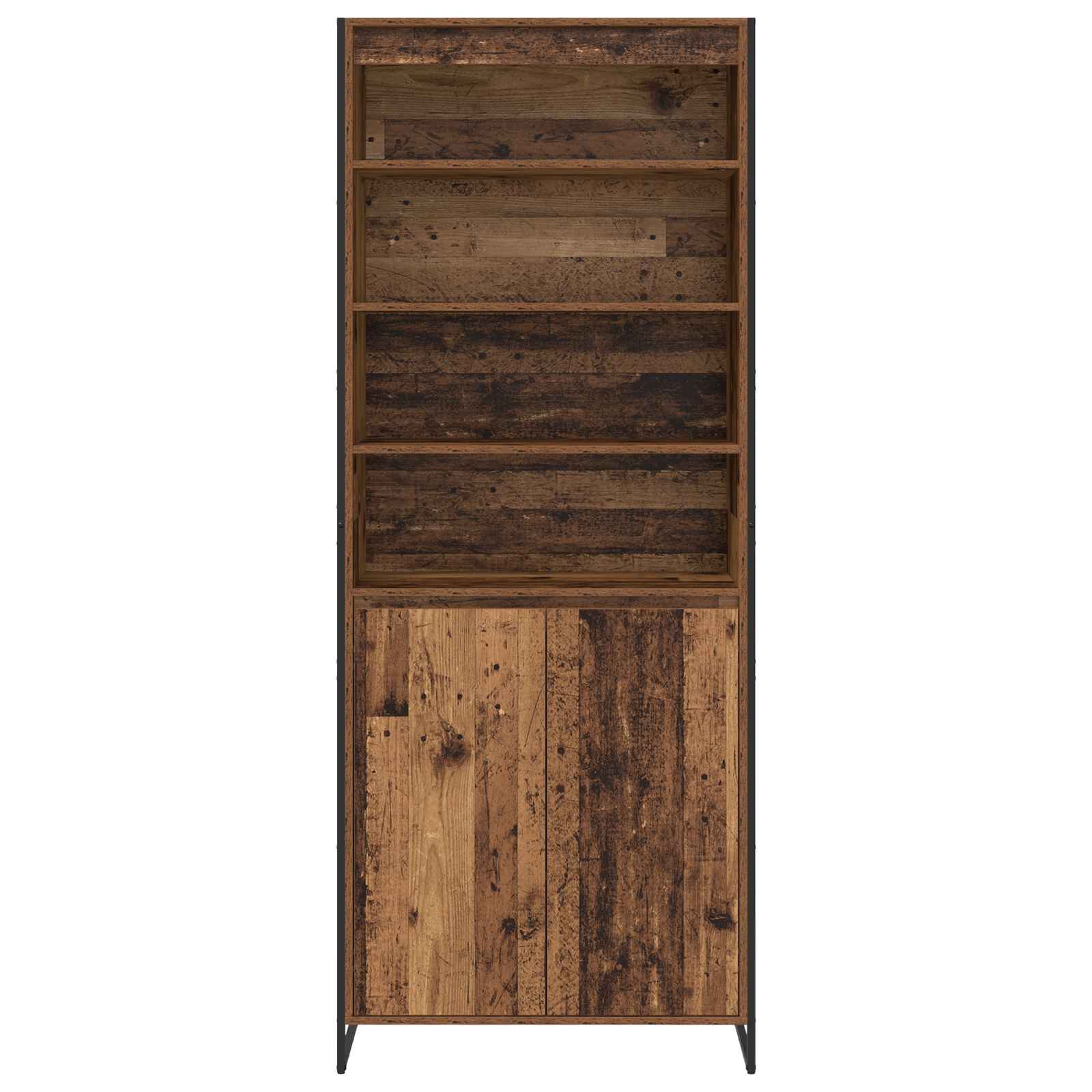 Hohe Schränke Altholz 79 x 36 x 200 cm Holzwerkstoff