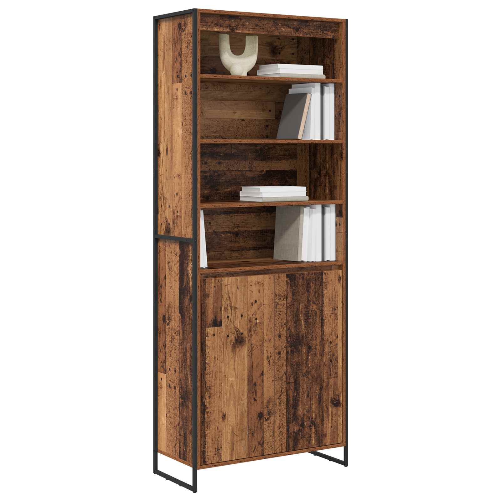 Hohe Schränke Altholz 79 x 36 x 200 cm Holzwerkstoff