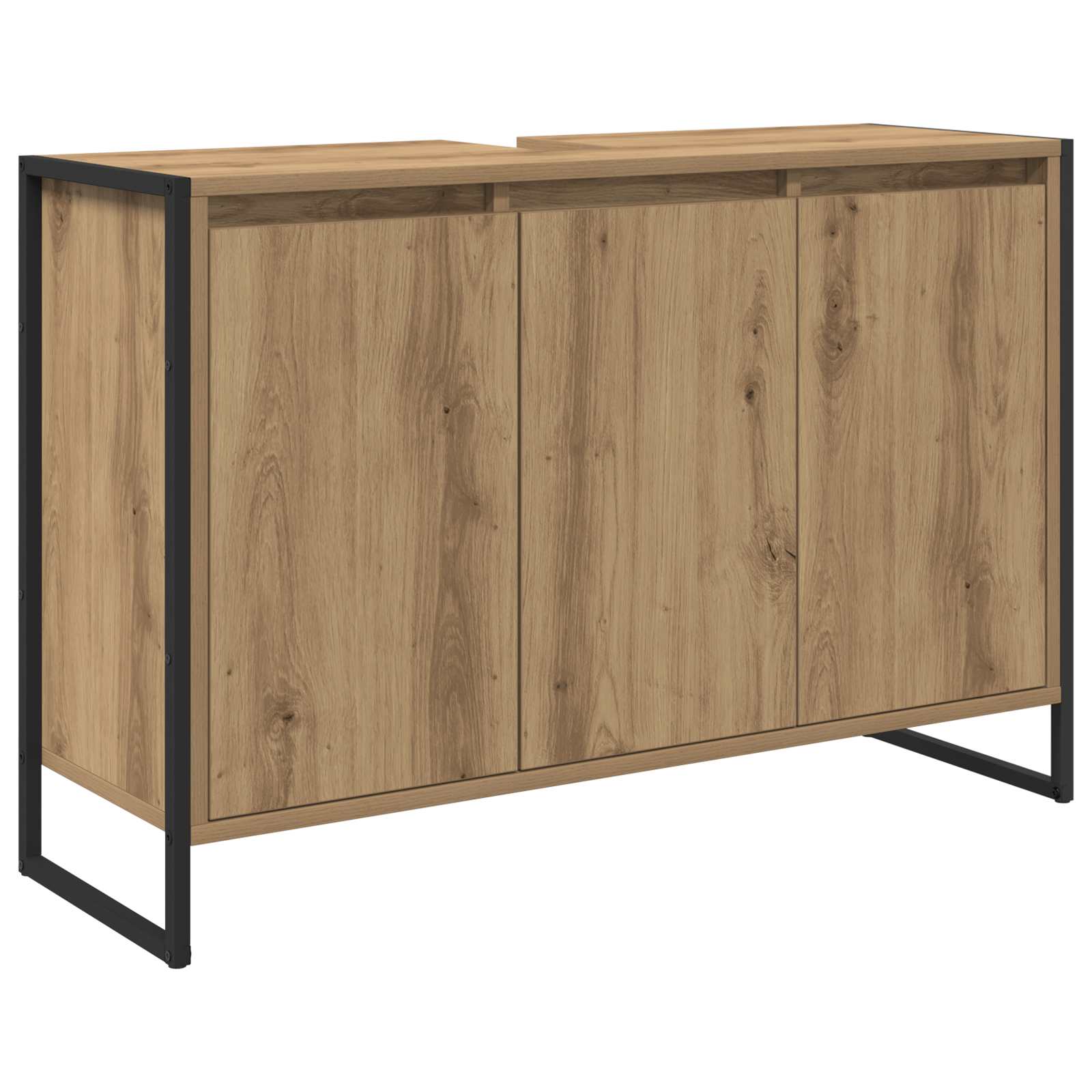 Badezimmermöbel-Set mit Schubladen Artisan-Eiche Holzwerkstoff