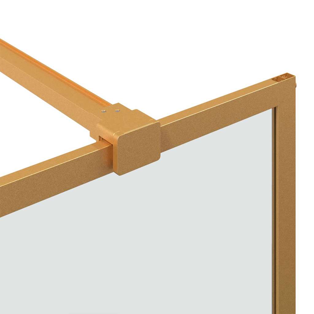 Walk-in Duschwand Gold 115 x 195 cm Gehärtetes Glas