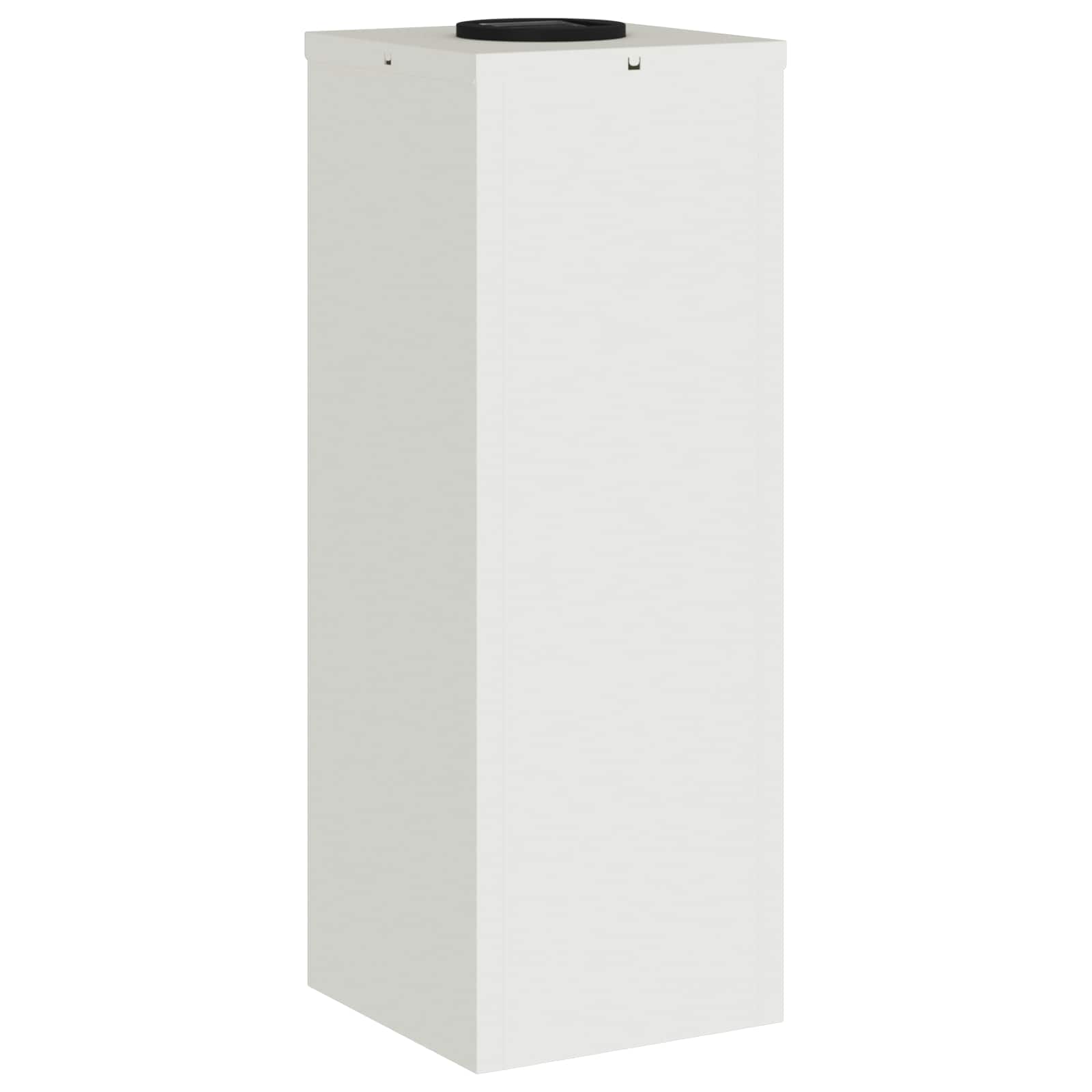 Solar LED Wegeleuchte 2 pcs Weiß Kalt gewalzter Stahl