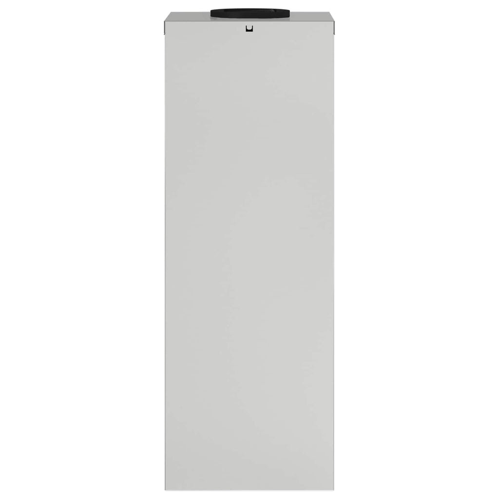Solar LED Wegeleuchte 2 pcs Silber Galvanisiert