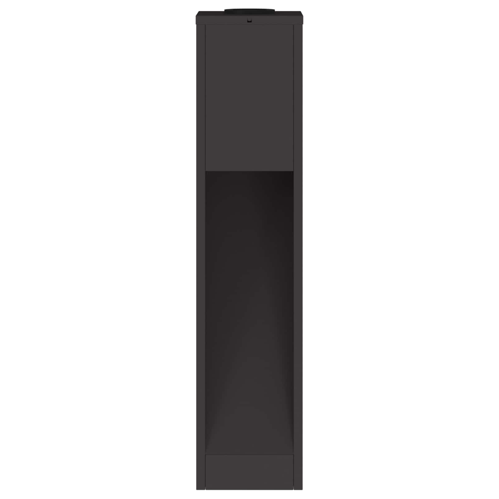 Solar LED Wegeleuchte 2 pcs Schwarz Kalt gewalzter Stahl