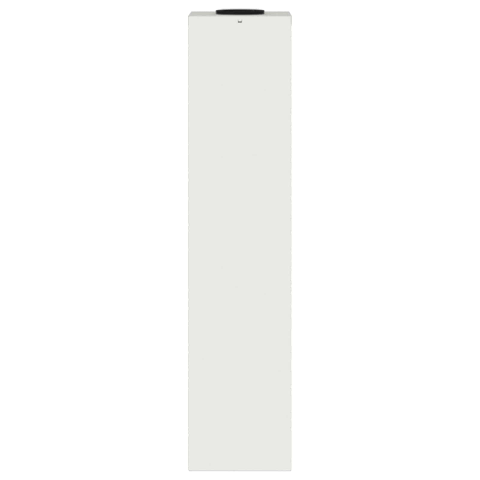 Solar LED Wegeleuchte 2 pcs Weiß Kalt gewalzter Stahl