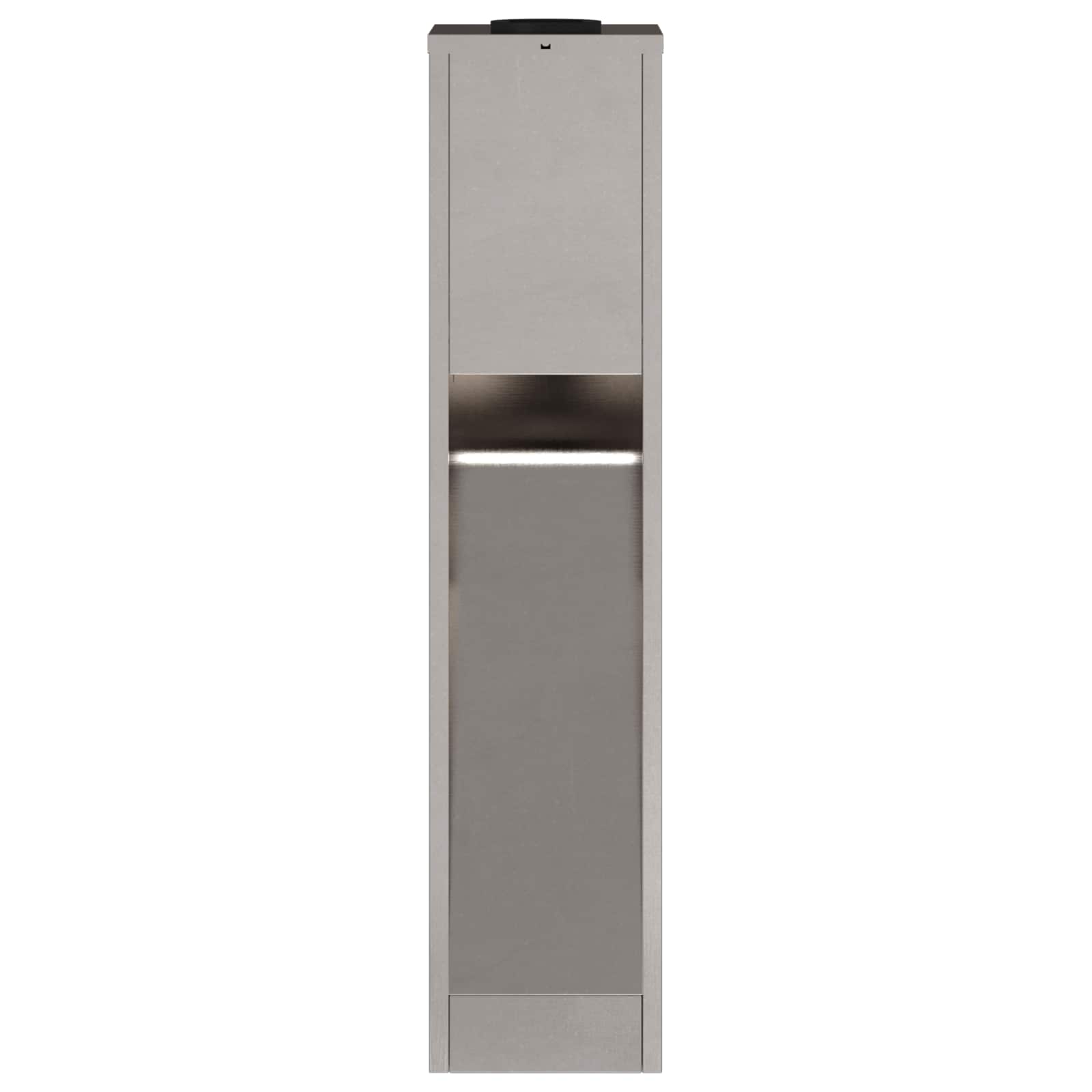 Solar LED Wegeleuchte 2 pcs Silber Edelstahl