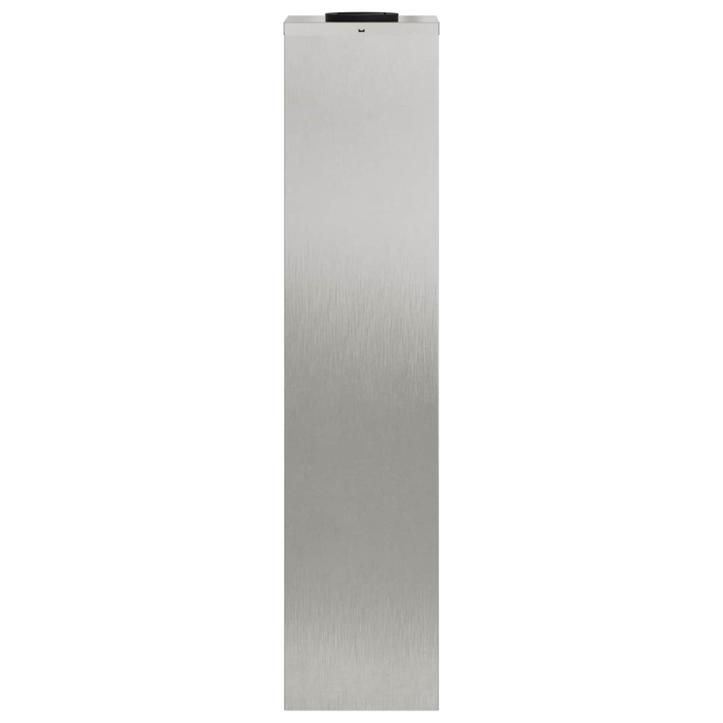 Solar LED Wegeleuchte 2 pcs Silber Edelstahl