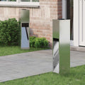 Solar LED Wegeleuchte 2 pcs Silber Galvanisiert