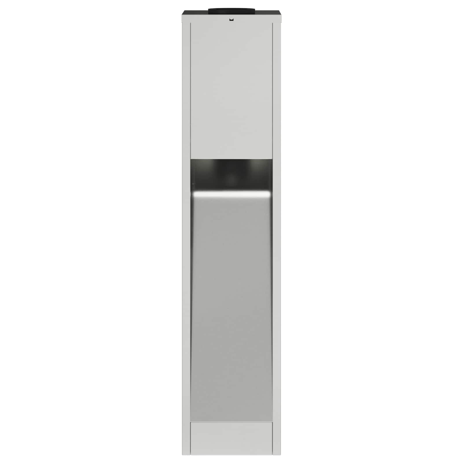 Solar LED Wegeleuchte 2 pcs Silber Galvanisiert