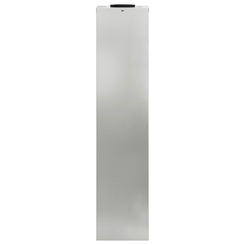 Solar LED Wegeleuchte 2 pcs Silber Galvanisiert
