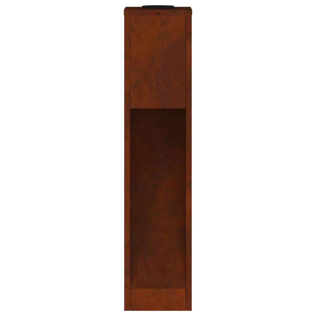 Solar LED Wegeleuchte 2 pcs Bronze Wetterfeststahl
