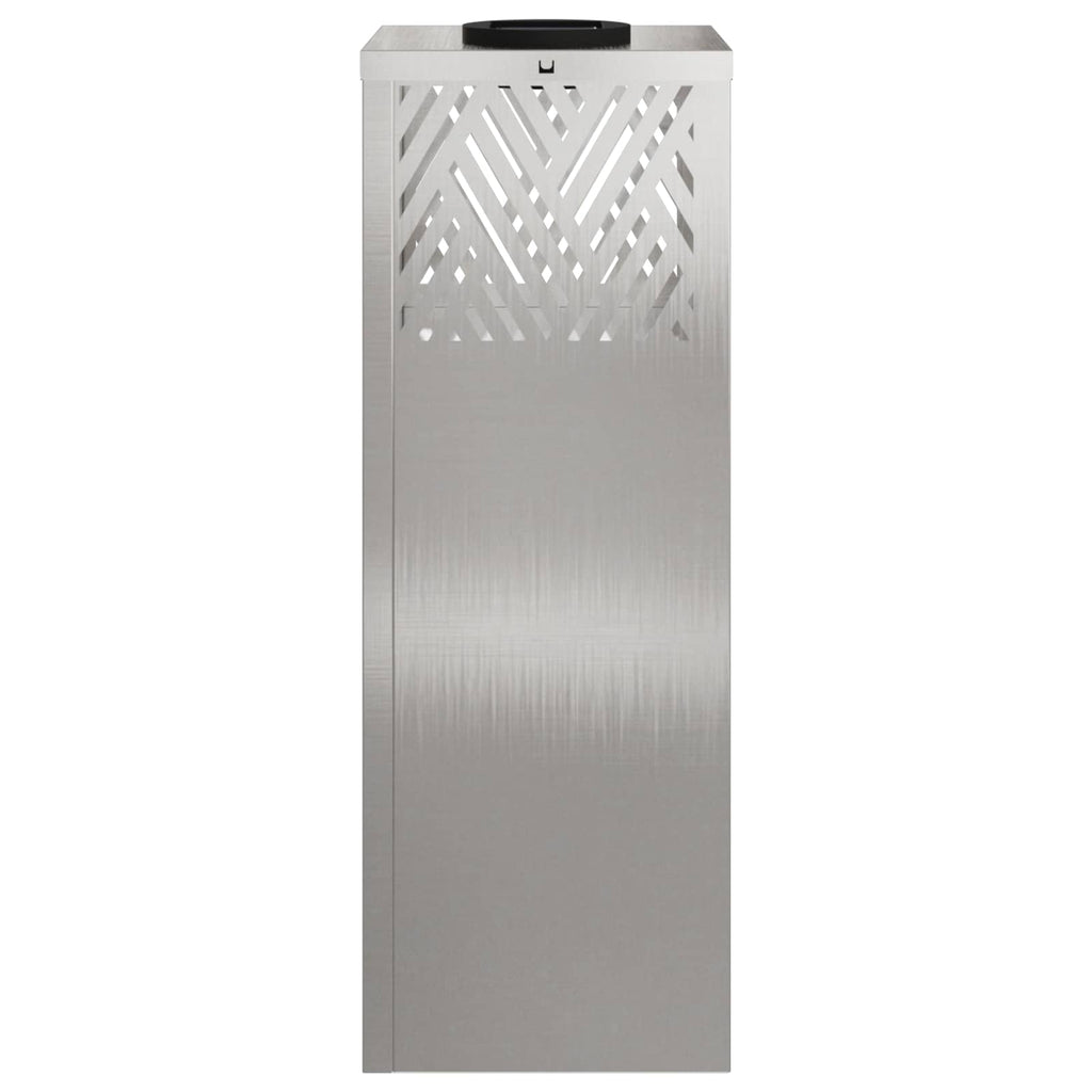 Solar LED Weg Licht 2 pcs Silber Edelstahl