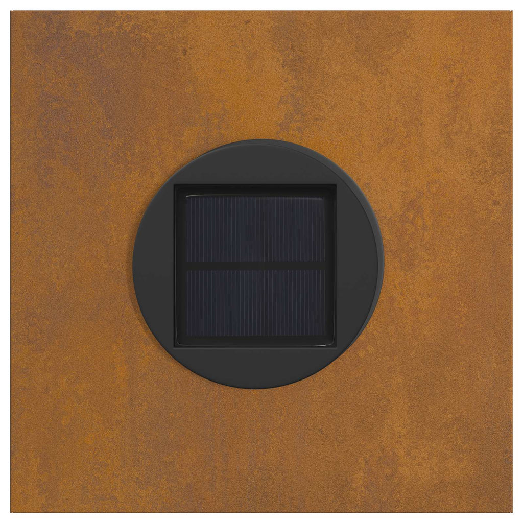 Solar LED Weg Licht 2 pcs Bronze Wetterfeststahl