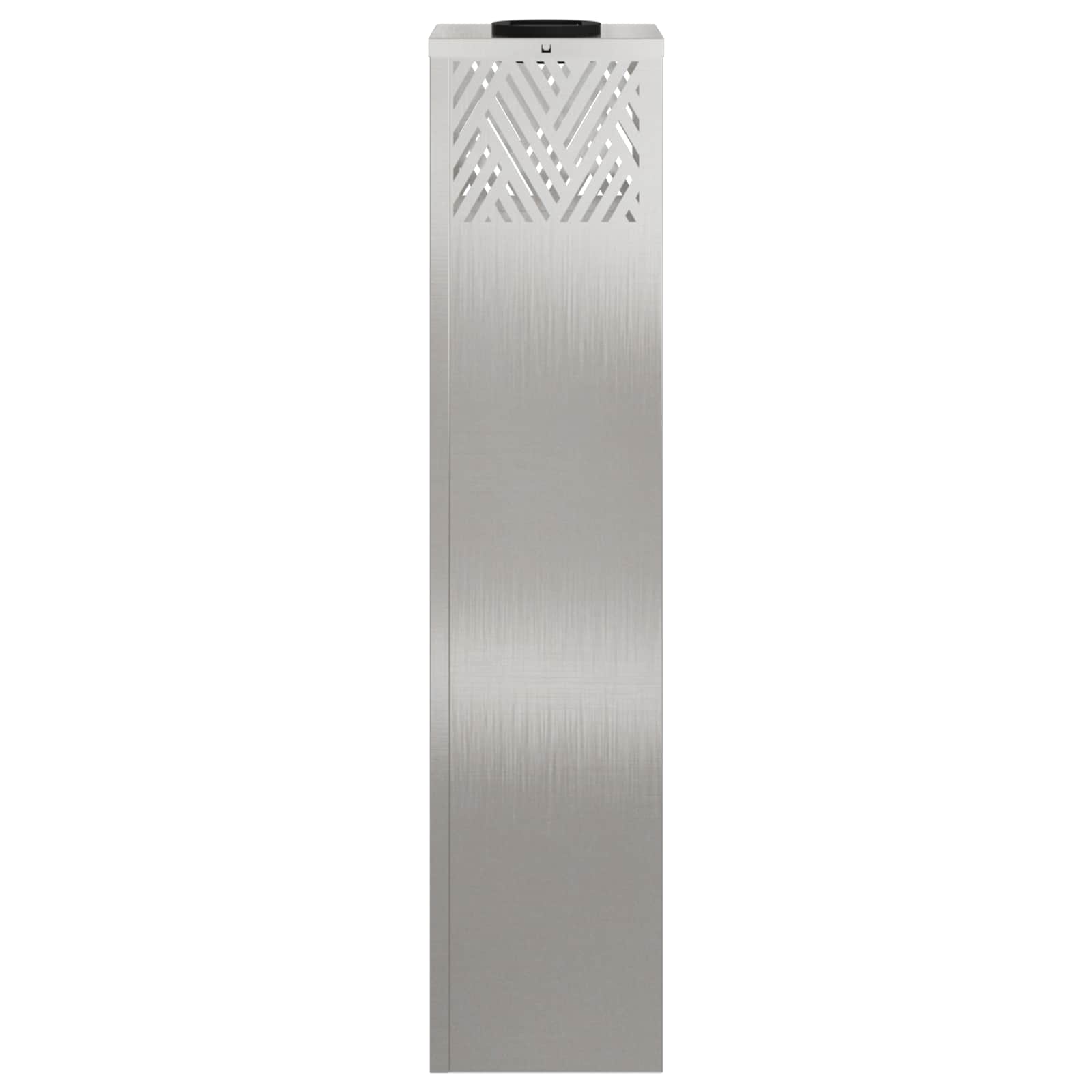 Solar LED Weg Licht 2 pcs Silber Edelstahl