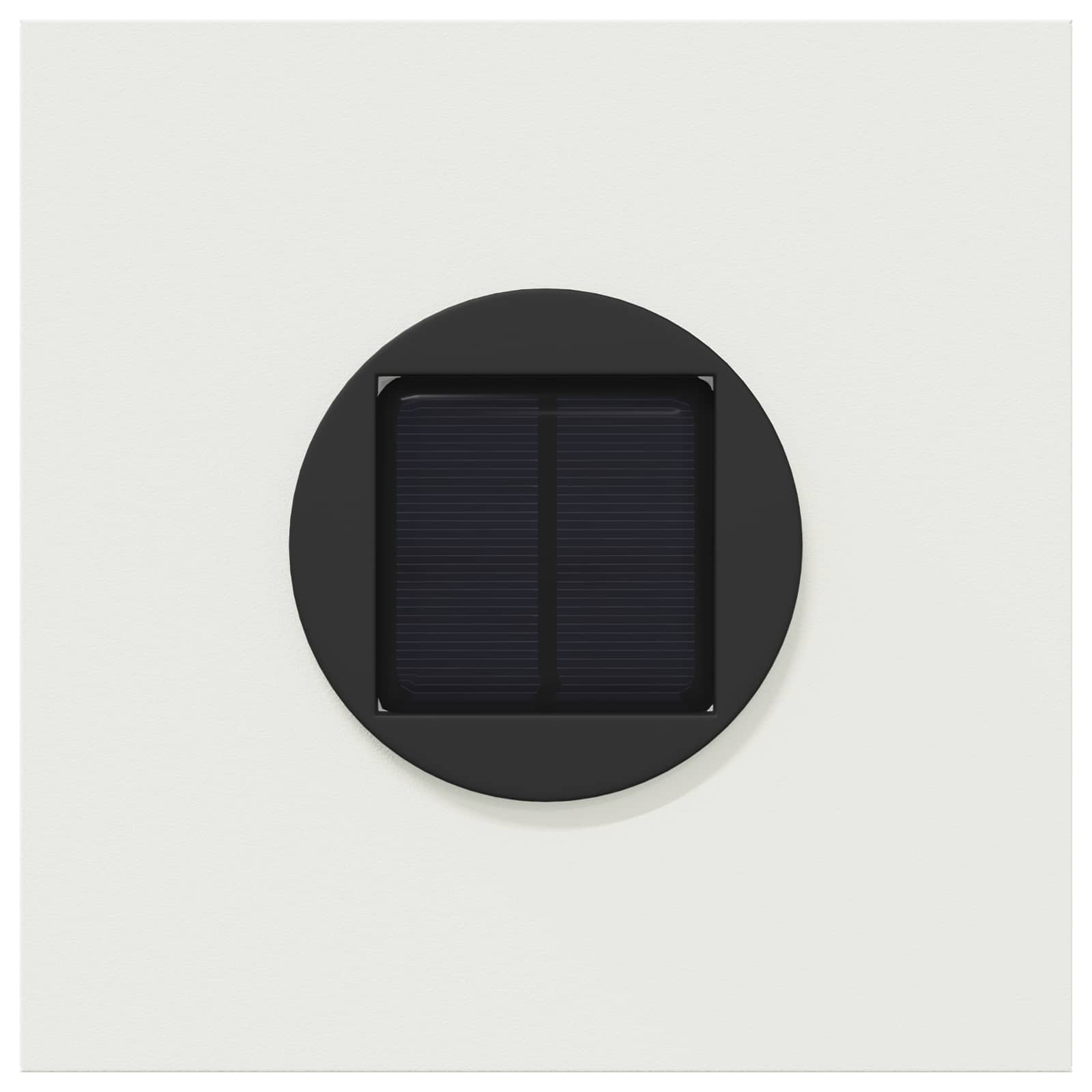 Solar LED Weg Licht 2 pcs Weiß Kalt gewalzter Stahl