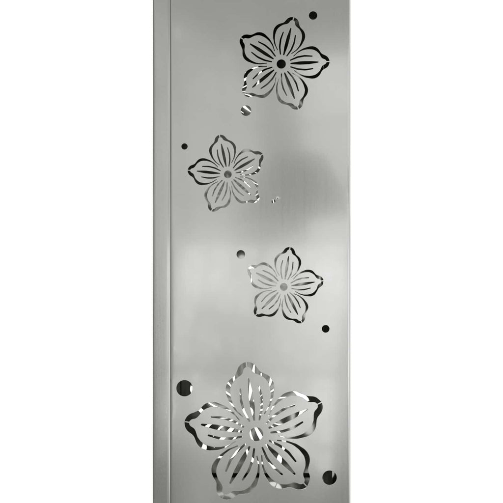 Solar LED Weg Licht 2 pcs Silber Galvanisiertes Stahl