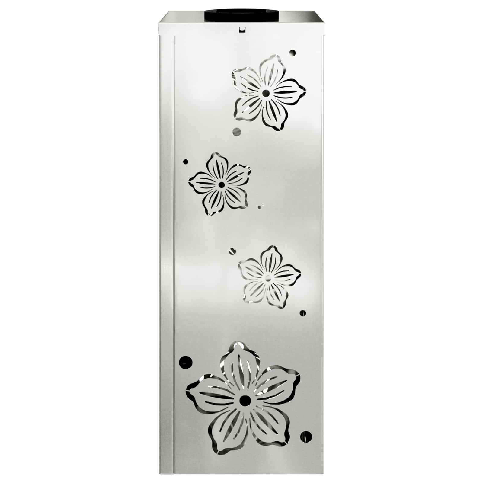 Solar LED Weg Licht 2 pcs Silber Galvanisiertes Stahl
