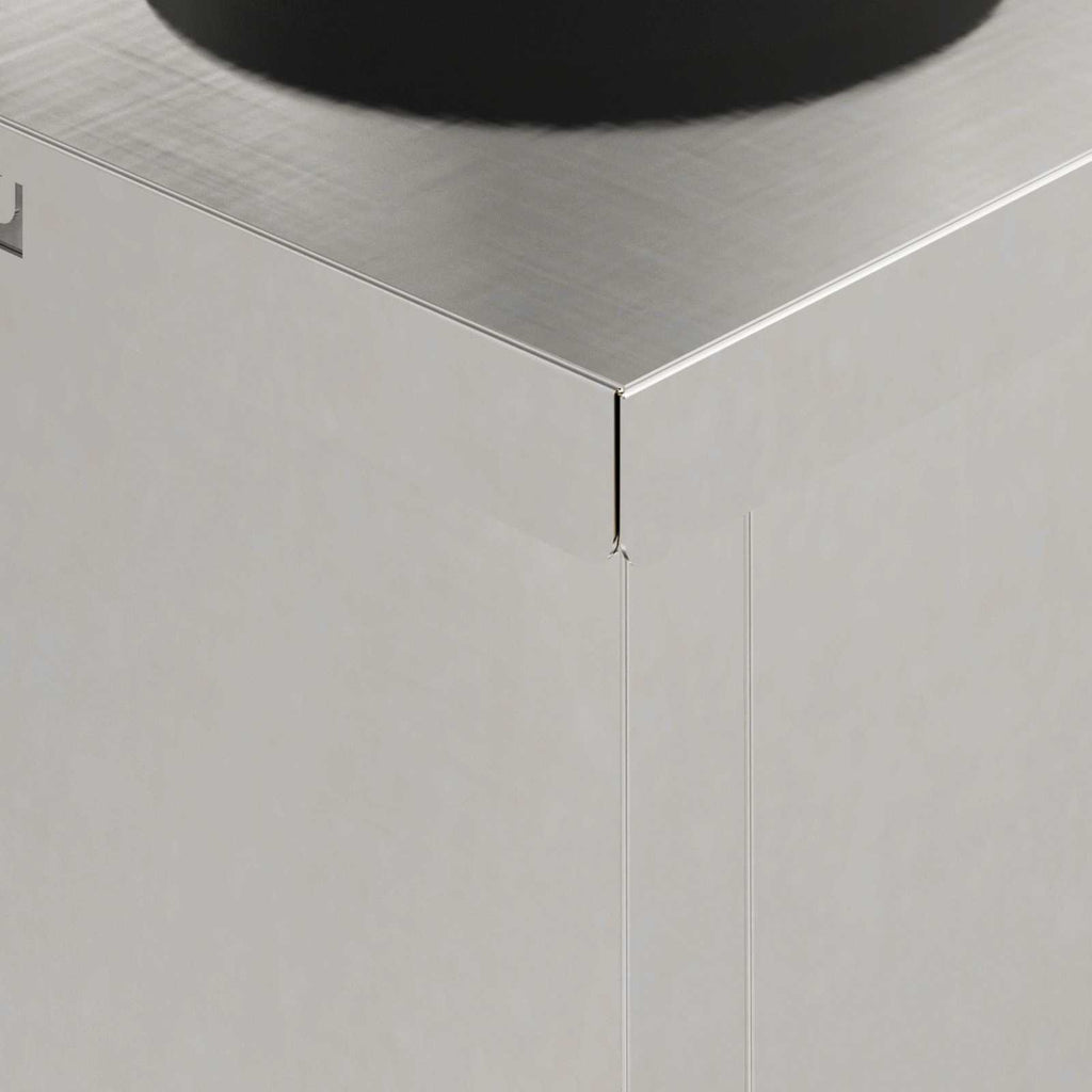 Solar LED Weg Licht 2 pcs Silber Edelstahl