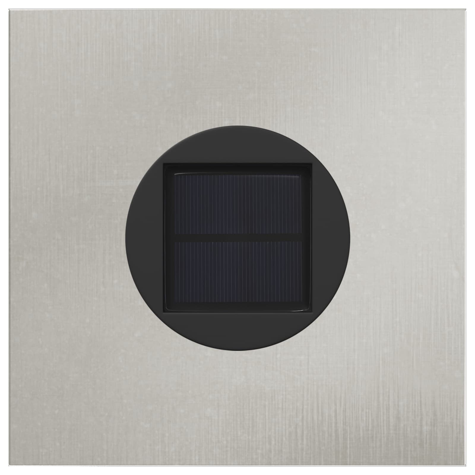 Solar LED Weg Licht 2 pcs Silber Edelstahl