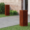 Solar LED Weg Licht 2 pcs Rostig Wetterfeststahl