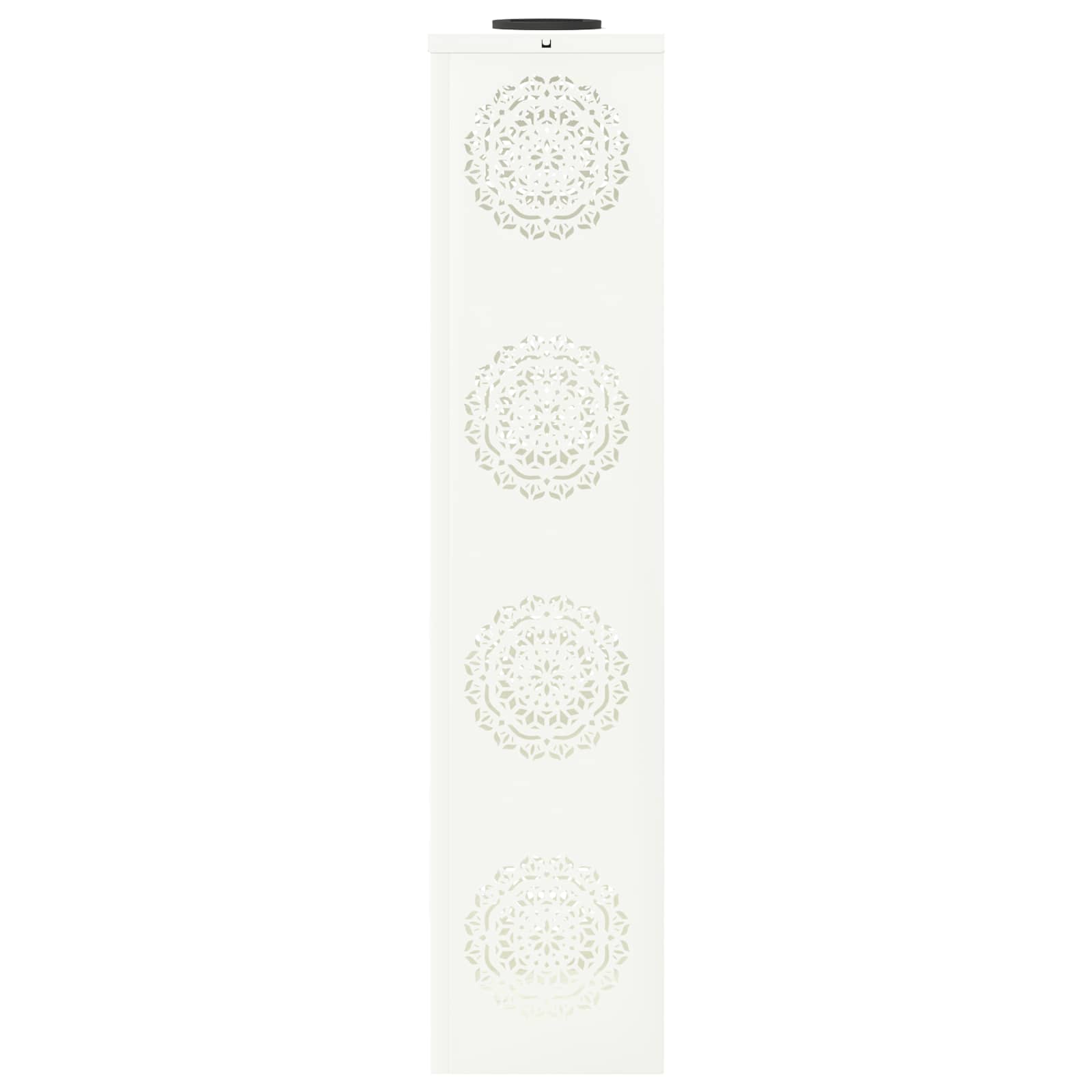 Solar LED Weg Licht 2 pcs Weiß Kalt gewalzter Stahl