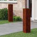 Solar LED Weg Licht 2 pcs Rostig Wetterfeststahl