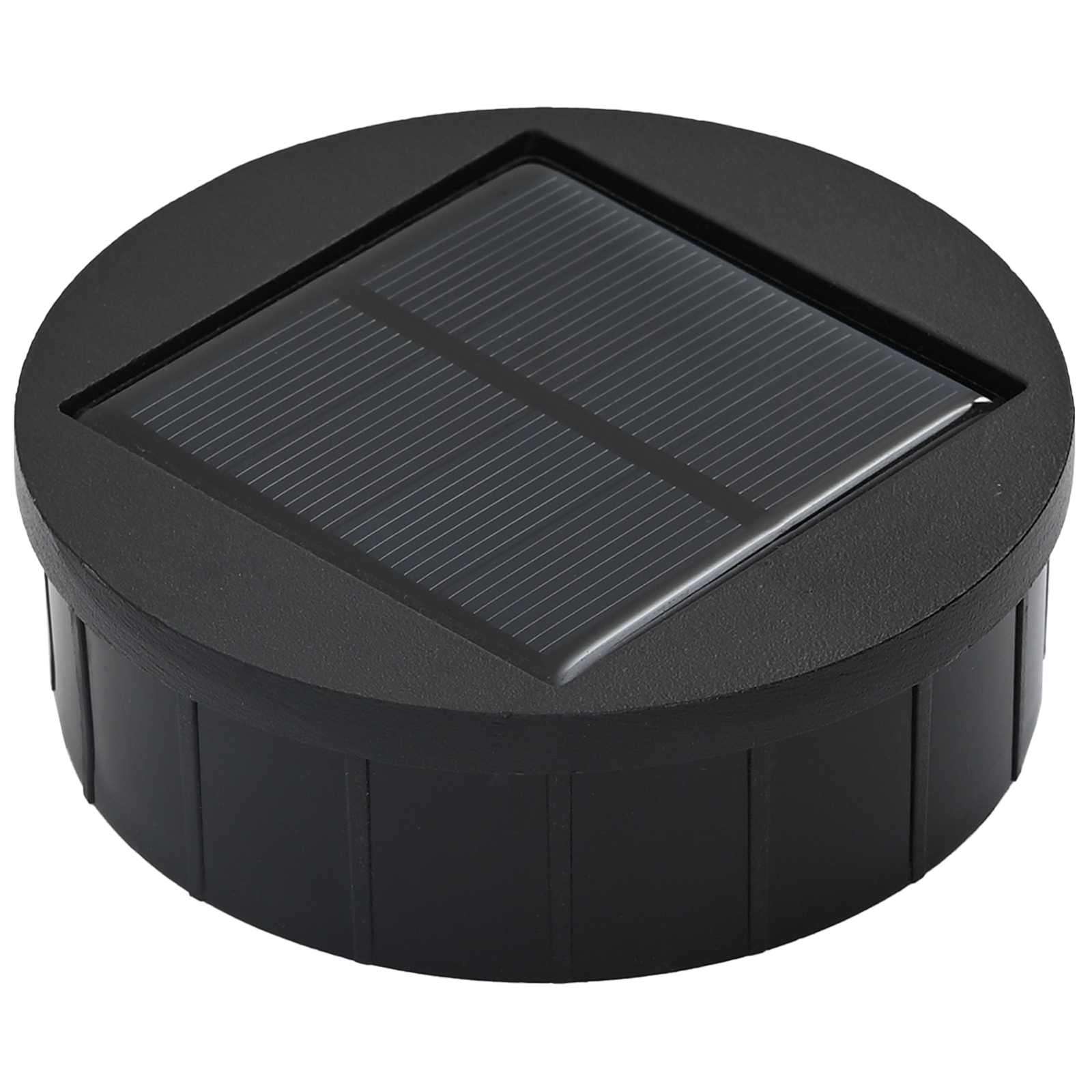 Solar LED Weg Licht 2 pcs Anthrazit Kalt gewalzter Stahl