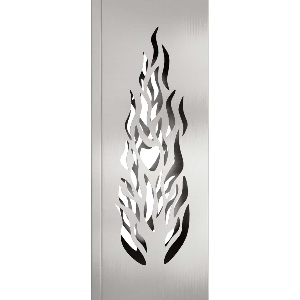 Solar LED Weg Licht 2 pcs Silber Edelstahl