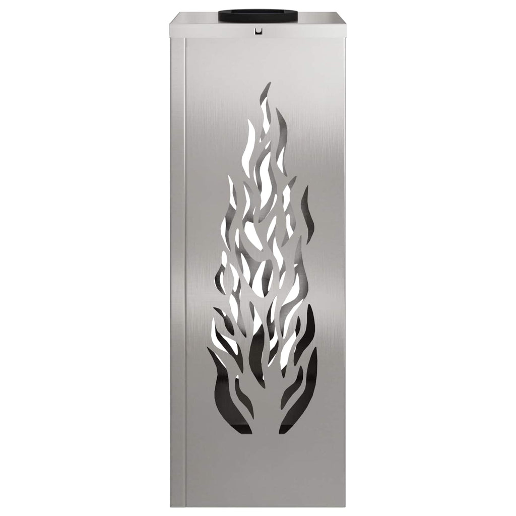 Solar LED Weg Licht 2 pcs Silber Edelstahl
