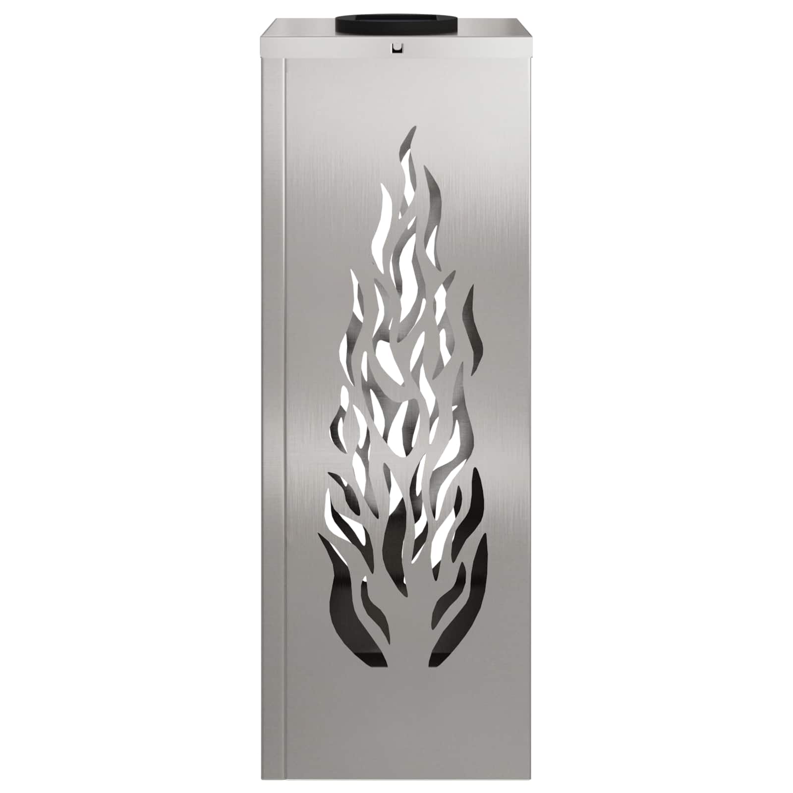 Solar LED Weg Licht 2 pcs Silber Edelstahl
