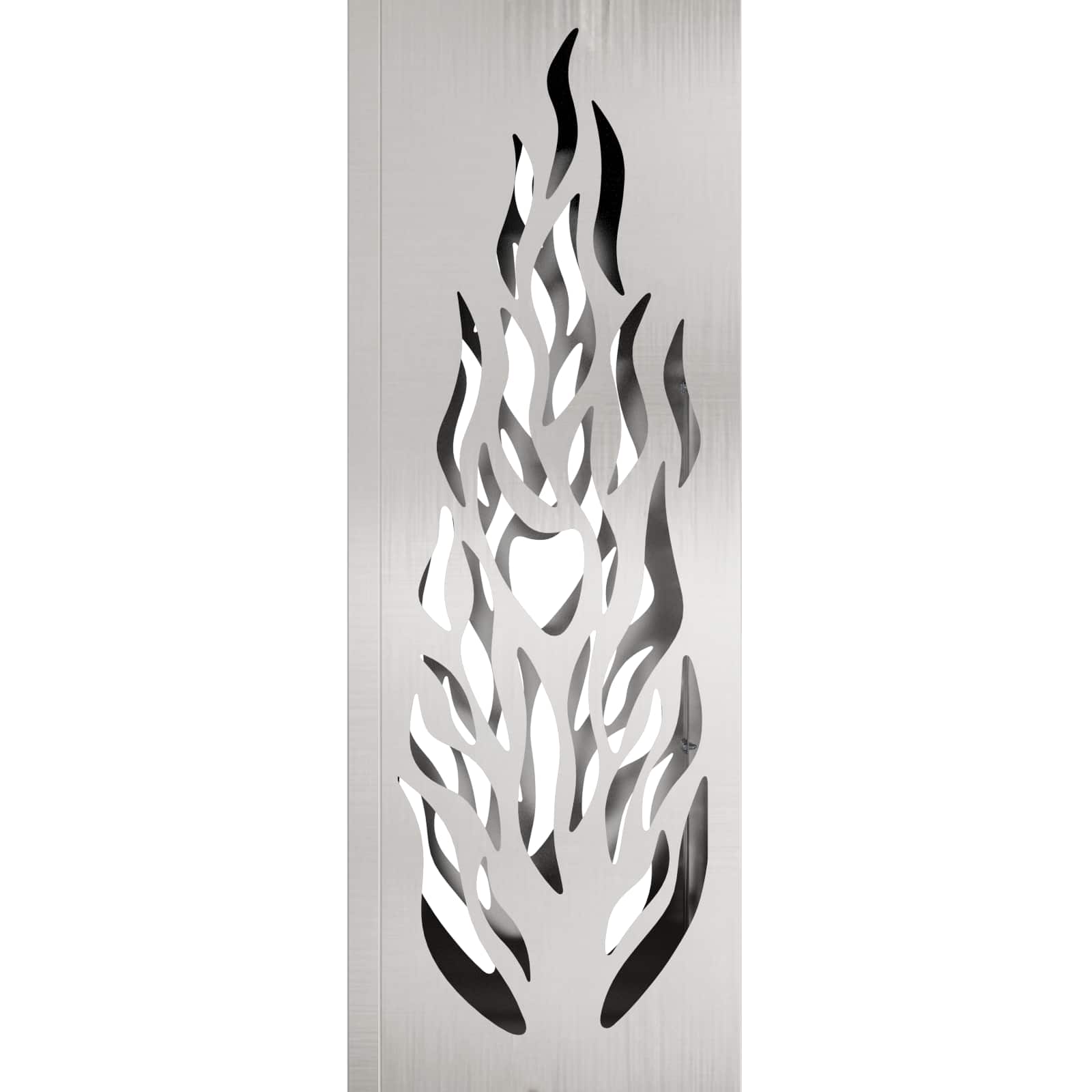 Solar LED Weg Licht 2 pcs Silber Edelstahl